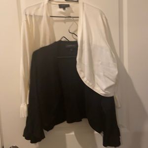 Two(2) cropped 3/4 sleeve sweaters